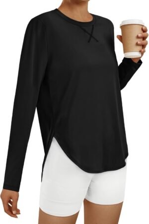 Men's UV protection long sleeve rash guard fishing running quick-dry shirt