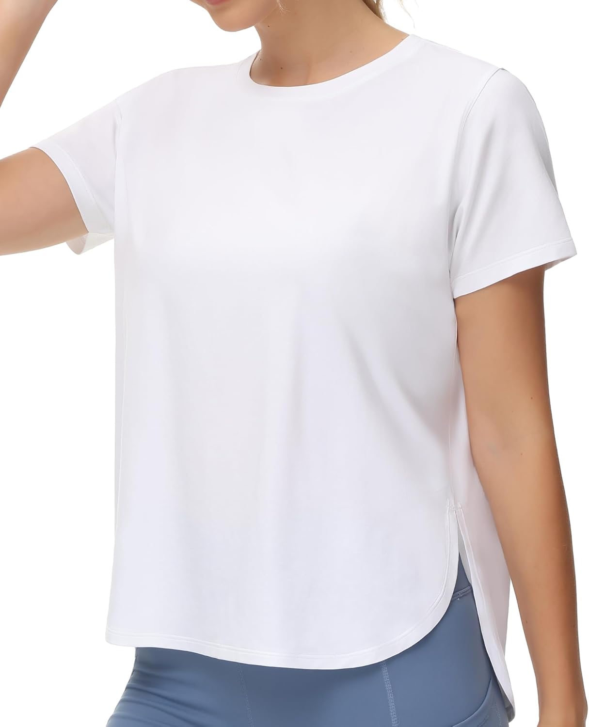 Women's slim fit athletic jacket full zip running yoga workout top thumb holes