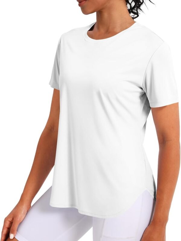 Women's Slim-Fit Short-Sleeve Sports Top — Casual Everyday Wear