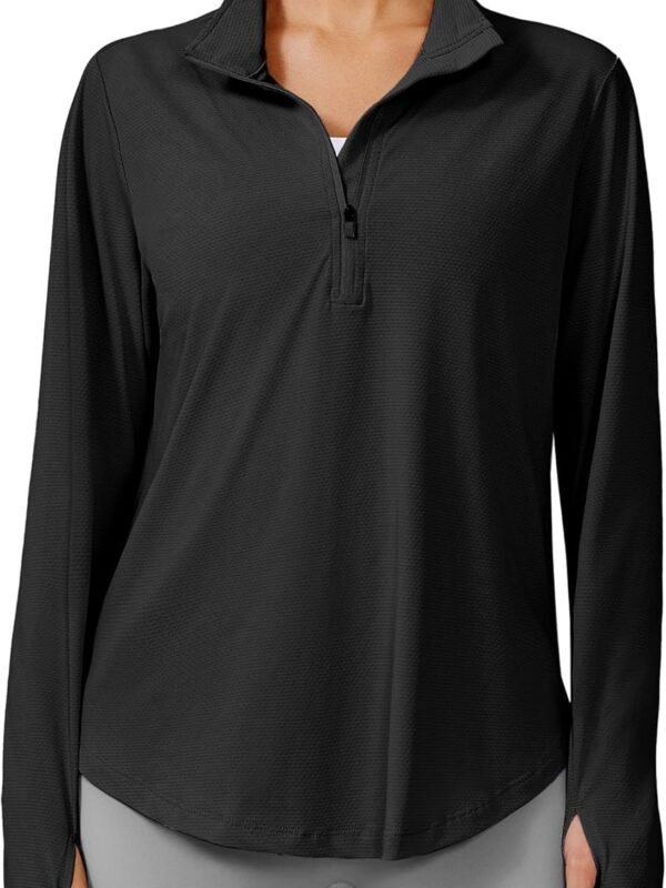 Women's workout yoga zip-up athletic jacket lightweight gym top