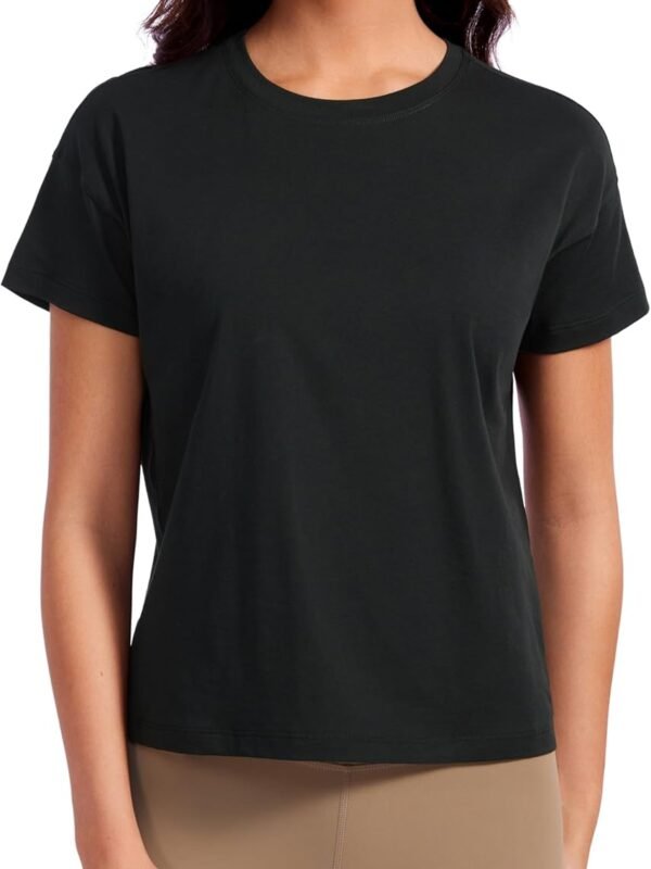 Women's Short-Sleeve Athleisure Top — Ideal for Low-Impact Workouts or Daily Wear