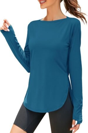 Men's long sleeve UV protection quarter-zip fishing running outdoor shirt