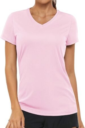 Women's UV protection athletic shirt moisture-wicking quick-dry long sleeve workout tee
