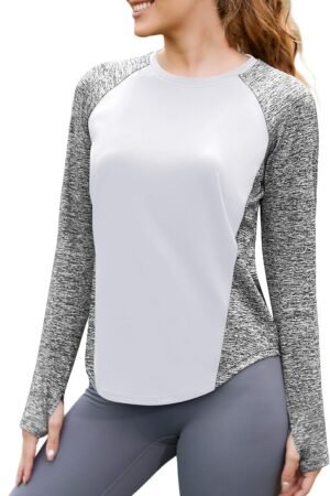 Women's quarter-zip long sleeve athletic pullover running yoga hiking quick-dry UV shirt