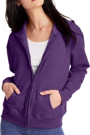 Women’s Full Zip Hooded Sweatshirt Jacket