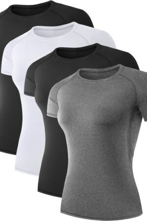 Lightweight women's long sleeve rash guard crop workout shirt thumb holes quick-dry top